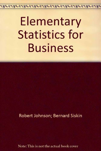 Stock image for Elementary Statistics for Business for sale by ThriftBooks-Dallas