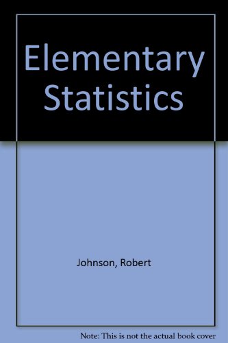 9780871504067: Elementary Statistics
