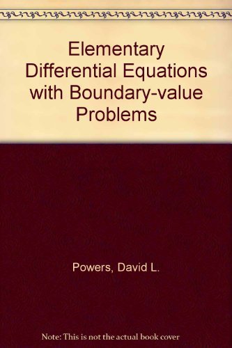Elementary Differential Equations with Boundary Value Problems