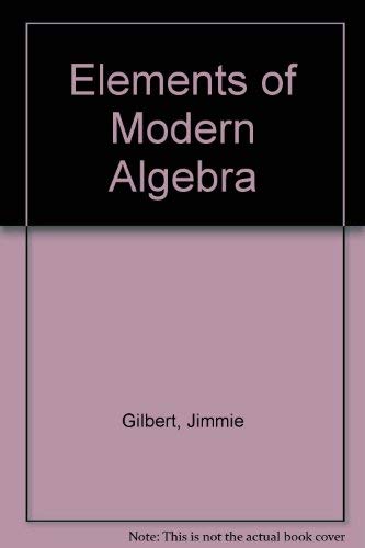 Imagen de archivo de Elements of Modern Algebra a la venta por Wonder Book