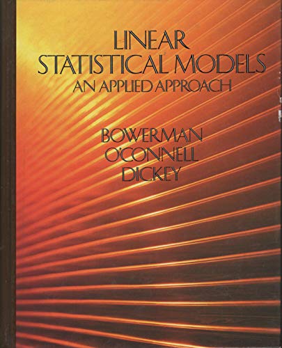 Stock image for Linear statistical models: An applied approach for sale by ThriftBooks-Atlanta