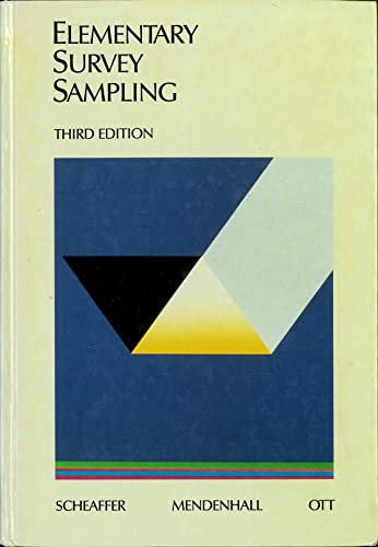 Stock image for Elementary Survey Sampling for sale by Better World Books