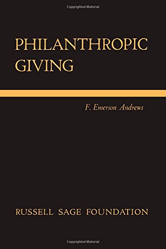 Philanthropic Giving (9780871540225) by Andrews, Frank Emerson