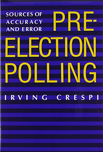 Imagen de archivo de Pre-Election Polling : Sources of Accuracy and Error a la venta por Better World Books