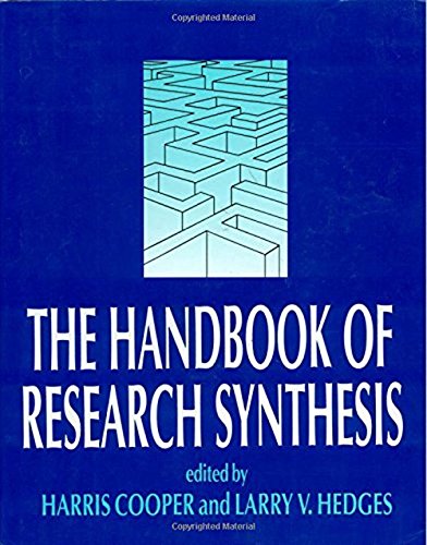 The Handbook of Research Synthesis - Cooper, Harris