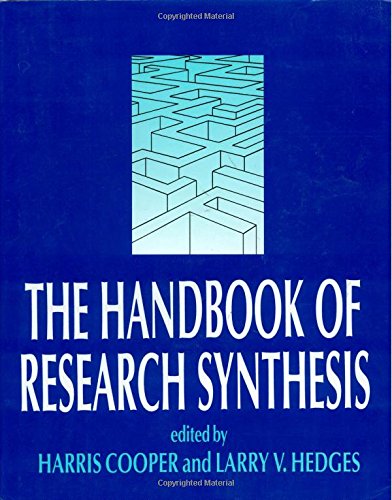 Imagen de archivo de The Handbook of Research Synthesis a la venta por Better World Books