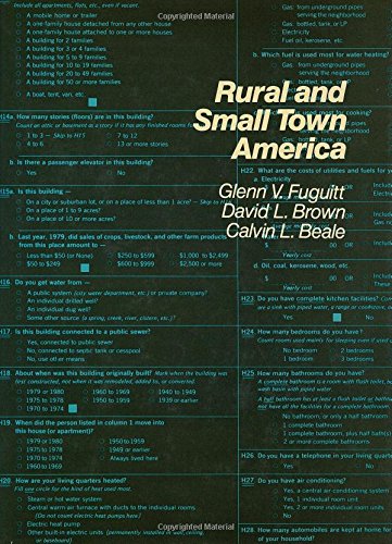 Stock image for Rural and Small Town America (Population of the United States in the 1980s) for sale by Irish Booksellers