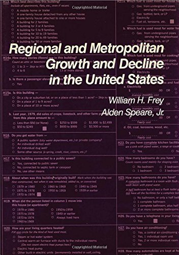 Beispielbild fr Regional and Metropolitan Growth and Decline in the US (Russell Sage Foundation Census Series) zum Verkauf von GF Books, Inc.