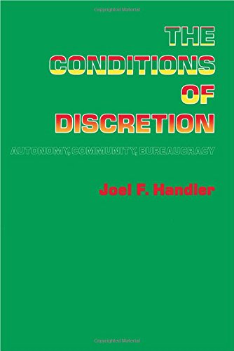 Imagen de archivo de The Conditions of Discretion a la venta por Better World Books