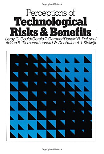 Beispielbild fr Perceptions of Technological Risks and Benefits zum Verkauf von Better World Books