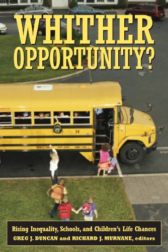 Imagen de archivo de Whither Opportunity?: Rising Inequality, Schools, and Children's Life Chances (Copublished with the Spencer Foundation) a la venta por SecondSale