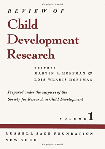 Stock image for Review of Child Development Research : Volume 1 for sale by Better World Books
