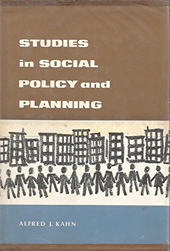 Beispielbild fr Studies in Social Policy and Planning zum Verkauf von Better World Books