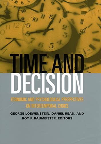 9780871545497: Time and Decision: Economic and Psychological Perspectives of Intertemporal Choice