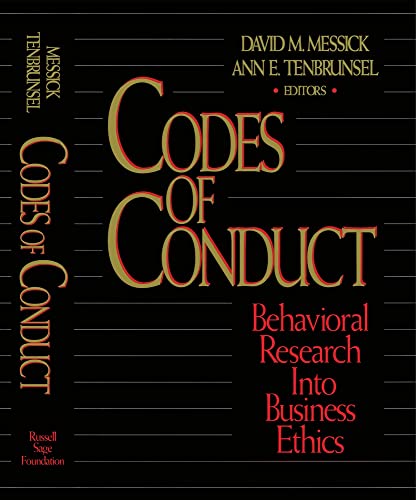 9780871545947: Codes of Conduct: Behavioral Research into Business Ethics