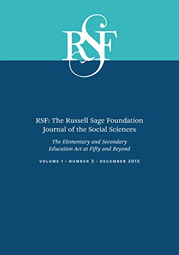 Stock image for RSF: The Russell Sage Foundation Journal of the Social Sciences: The Elementary and Secondary Education Act at Fifty and Beyond for sale by Midtown Scholar Bookstore