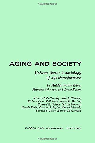 Imagen de archivo de Aging and Society Vol. 3 : A Sociology of Age Stratification a la venta por Better World Books