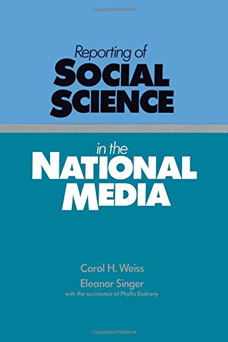 Imagen de archivo de Reporting of Social Science in the National Media a la venta por Books Do Furnish A Room