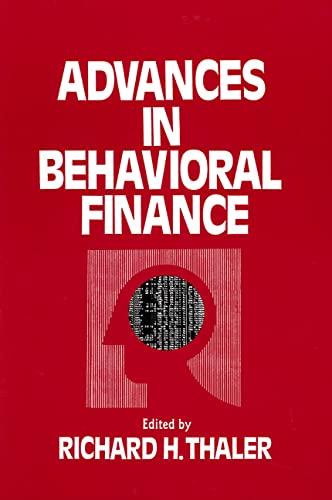 Stock image for Advances in Behavioral Finance: Volume 1 for sale by ThriftBooks-Atlanta