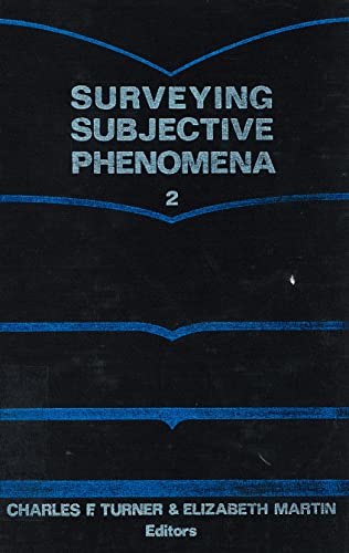 Imagen de archivo de Surveying Subjective Phenomena a la venta por Better World Books