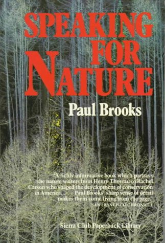 Imagen de archivo de Speaking for Nature a la venta por Better World Books