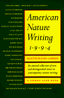 Imagen de archivo de American Nature Writing 1994 a la venta por Stillwaters Environmental Ctr of the Great Peninsula Conservancy