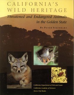 Imagen de archivo de California's Wild Heritage : Threatened and Endangered Animals in the Golden State a la venta por Better World Books: West