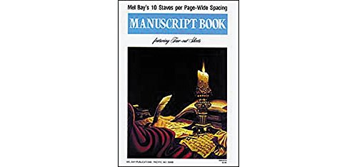 9780871665638: Mel bay: manuscript book - 10 staves livre sur la musique
