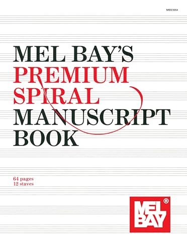 Beispielbild fr Mel Bay's Premium Spiral Manuscript Book zum Verkauf von Better World Books