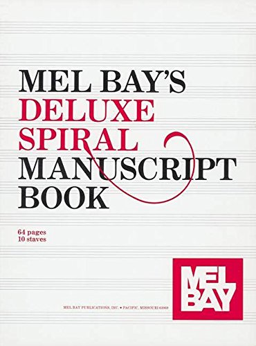 Stock image for Mel Bay's Deluxe Spiral Manuscript Book for sale by Jenson Books Inc