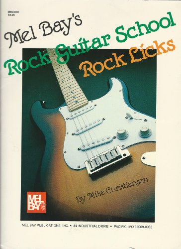 Beispielbild fr Rock Guitar School: Rock Licks zum Verkauf von HPB-Diamond