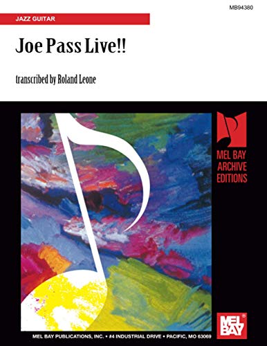 9780871669728: Joe Pass Live!!: Jazz Guitar
