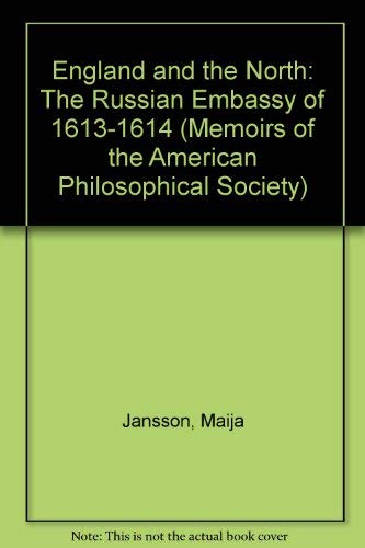 9780871692108: England and the North: The Russian Embassy of 1613-1614