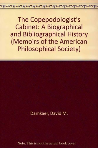 Stock image for Copepodologist's Cabinet: A Biographical and Bibliographical History (Memoirs) for sale by McCord Books