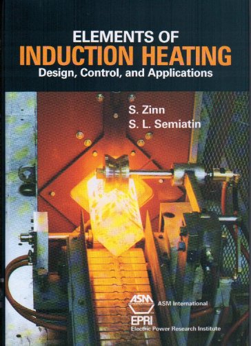 9780871703088: Elements of Induction Heating: Design, Control and Applications