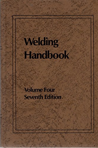 Imagen de archivo de Welding Handbook: Metals and Their Weldability (Vol. 4) a la venta por Orion Tech