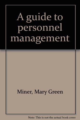 9780871791863: A guide to personnel management