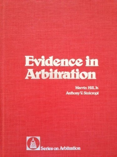 Stock image for Evidence in arbitration for sale by Wonder Book