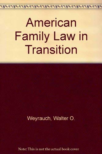 Stock image for American Family Law in Transition for sale by HPB-Red