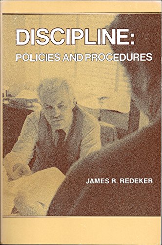 Beispielbild fr Discipline : Policies and Procedures zum Verkauf von Better World Books