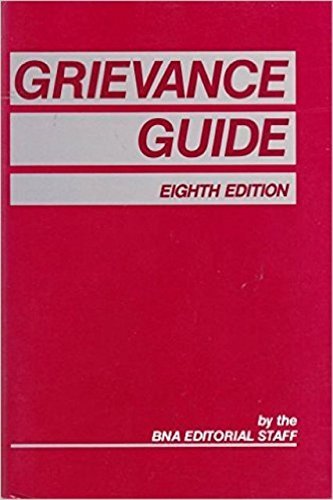 Beispielbild fr Grievance guide zum Verkauf von Wonder Book