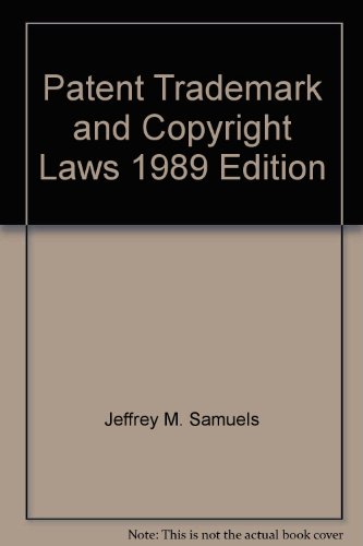 Stock image for Patent, trademark and copyright laws for sale by Greenwood Road Books
