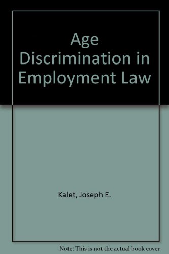 Beispielbild fr Age Discrimination in Employment Law zum Verkauf von dsmbooks