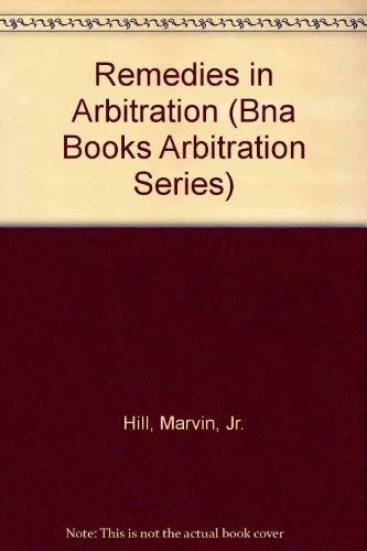 Beispielbild fr Remedies in Arbitration zum Verkauf von Better World Books