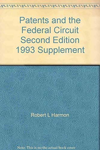 Beispielbild fr Patents and the Federal Circuit Second Edition 1993 Supplement zum Verkauf von Bookmans