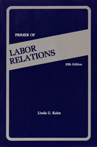 Stock image for Primer of Labor Relations for sale by HPB-Red