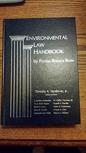 Beispielbild fr Environmental Law Handbook zum Verkauf von Wonder Book