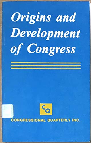 Beispielbild fr Origins and Development of Congress zum Verkauf von A Good Read, LLC