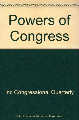 Beispielbild fr Powers of Congress zum Verkauf von Wonder Book