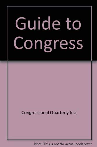 Beispielbild fr Congressional Quarterly's Guide to Congress zum Verkauf von Wonder Book